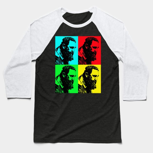 fidel castro Baseball T-Shirt by oryan80